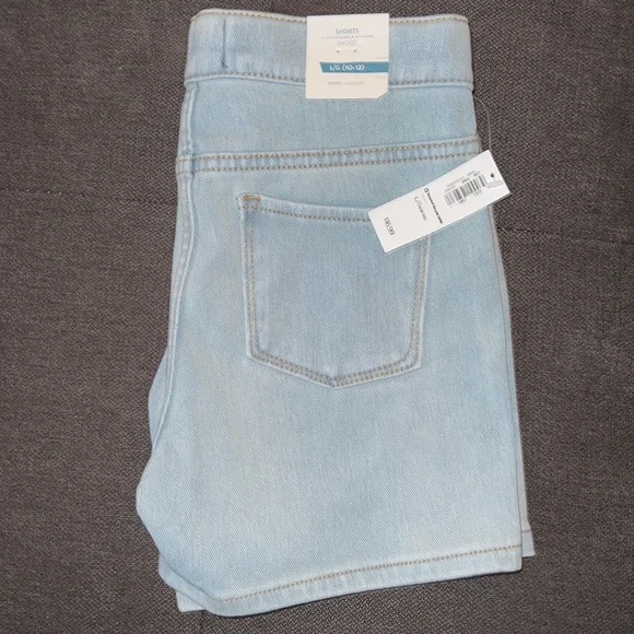 Old Navy Girls Stretch Jean Shorts NWT Size L (10-12) - Picture 2 of 5
